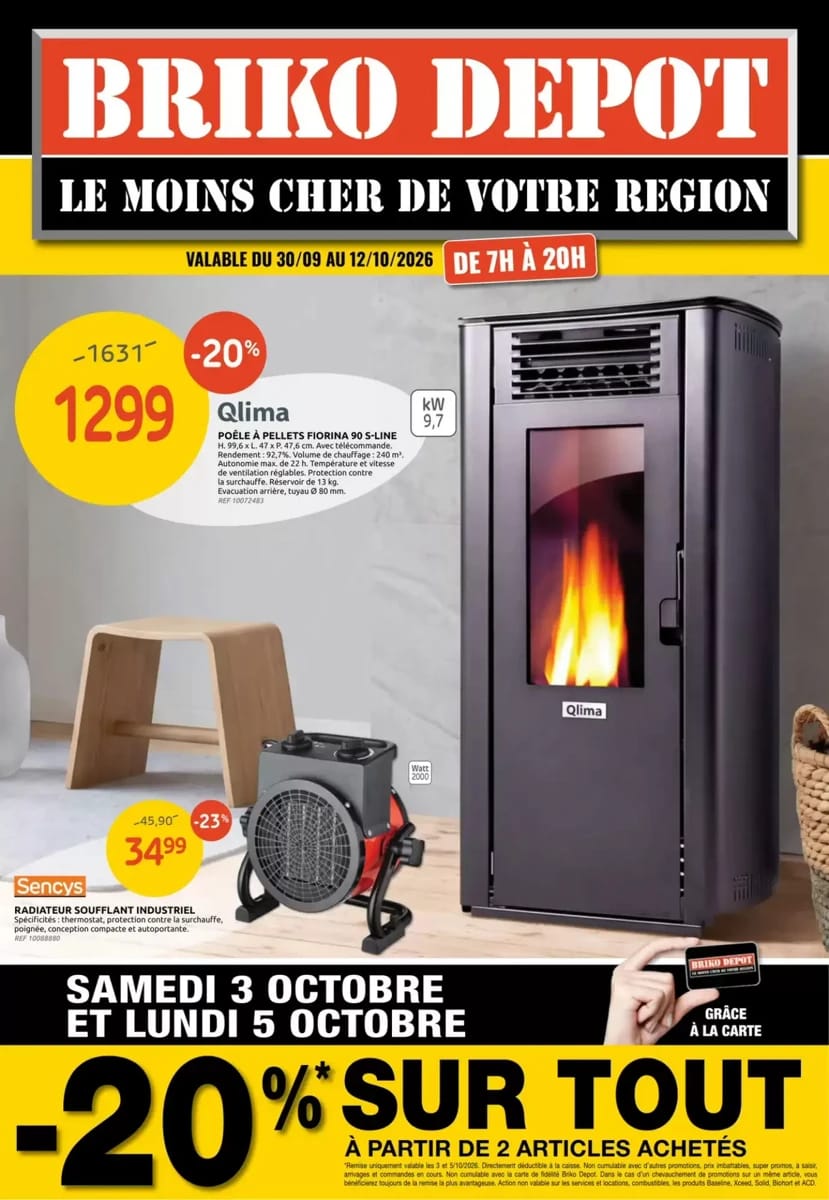 Folder Brico Dépôt, pagina 1 van 8