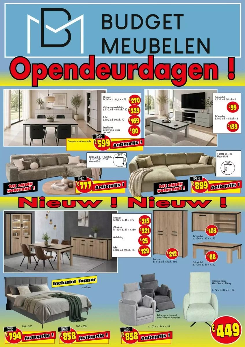 Folder Budget Meubelen, pagina 1 van 4