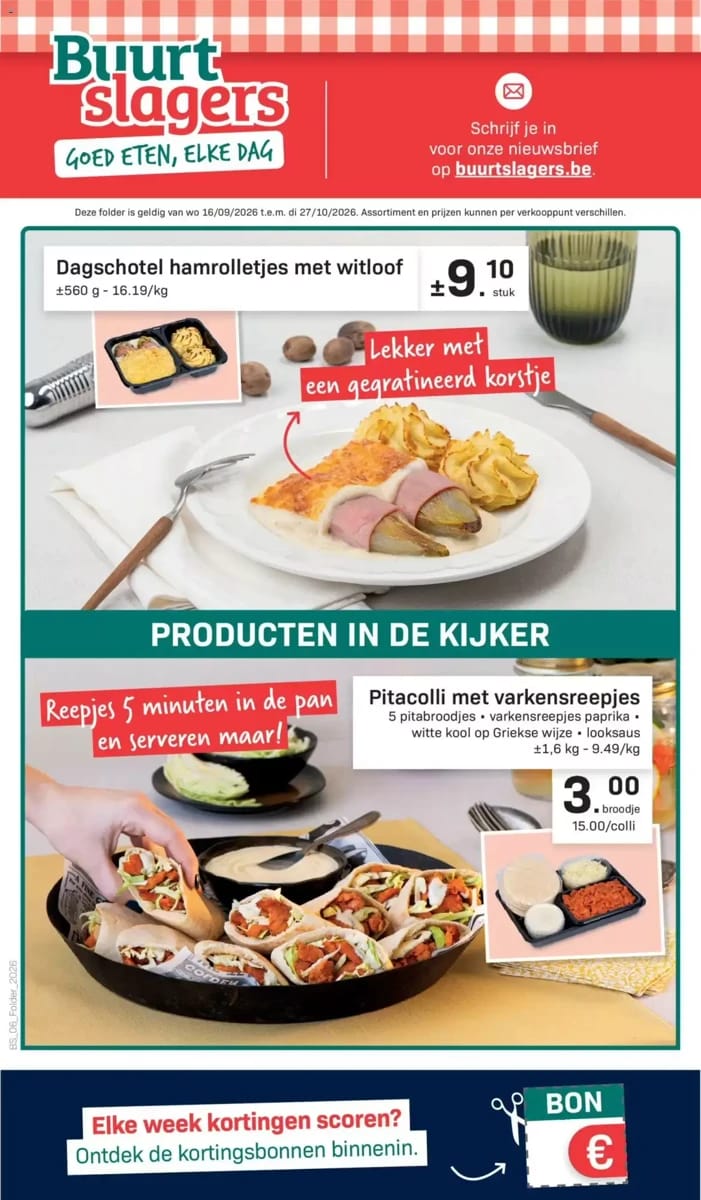 Folder Buurtslagers, pagina 1 van 4