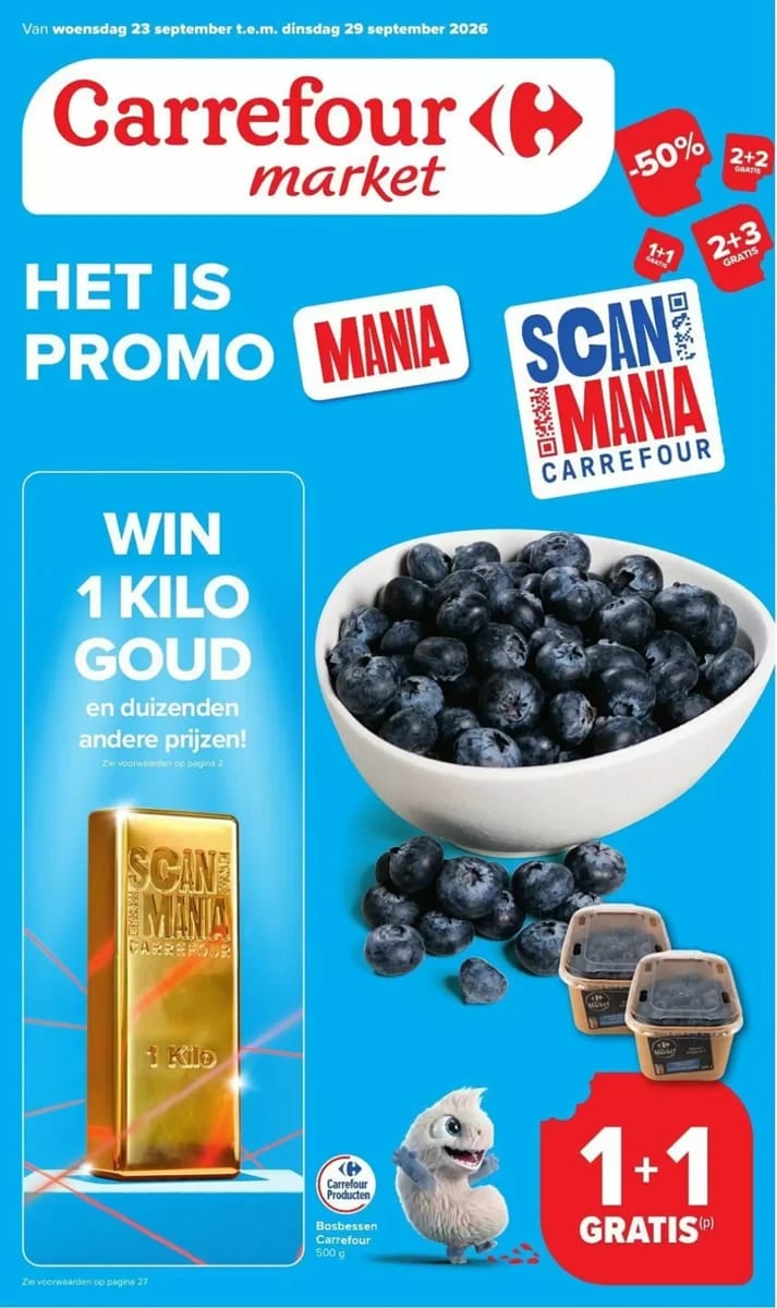 Folder Carrefour Market, pagina 1 van 28