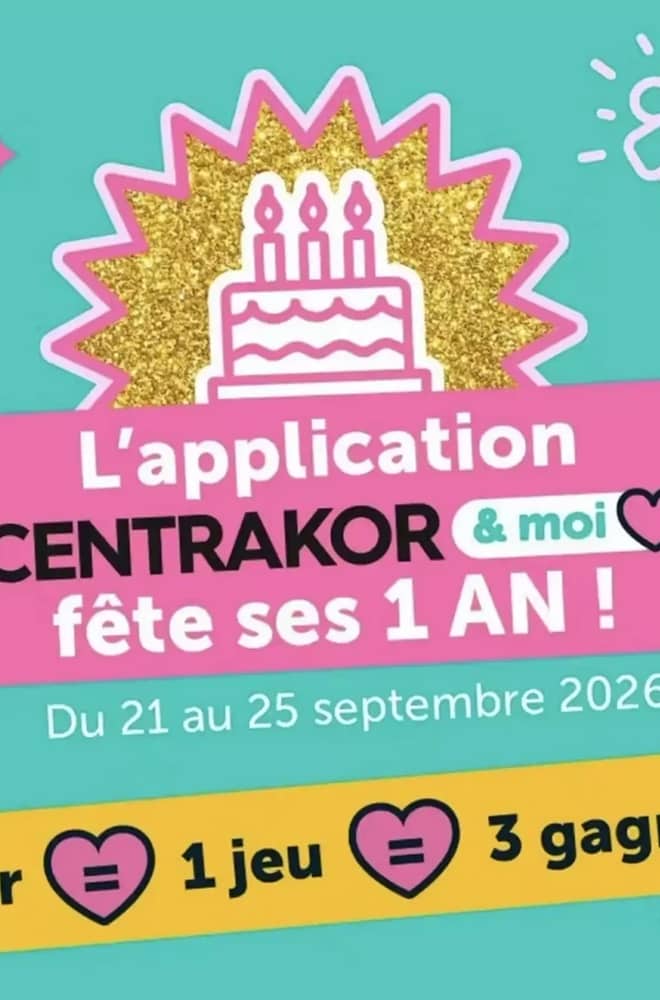 Voorpagina van de folder van Centrakor, geldig 23–25 september 2026