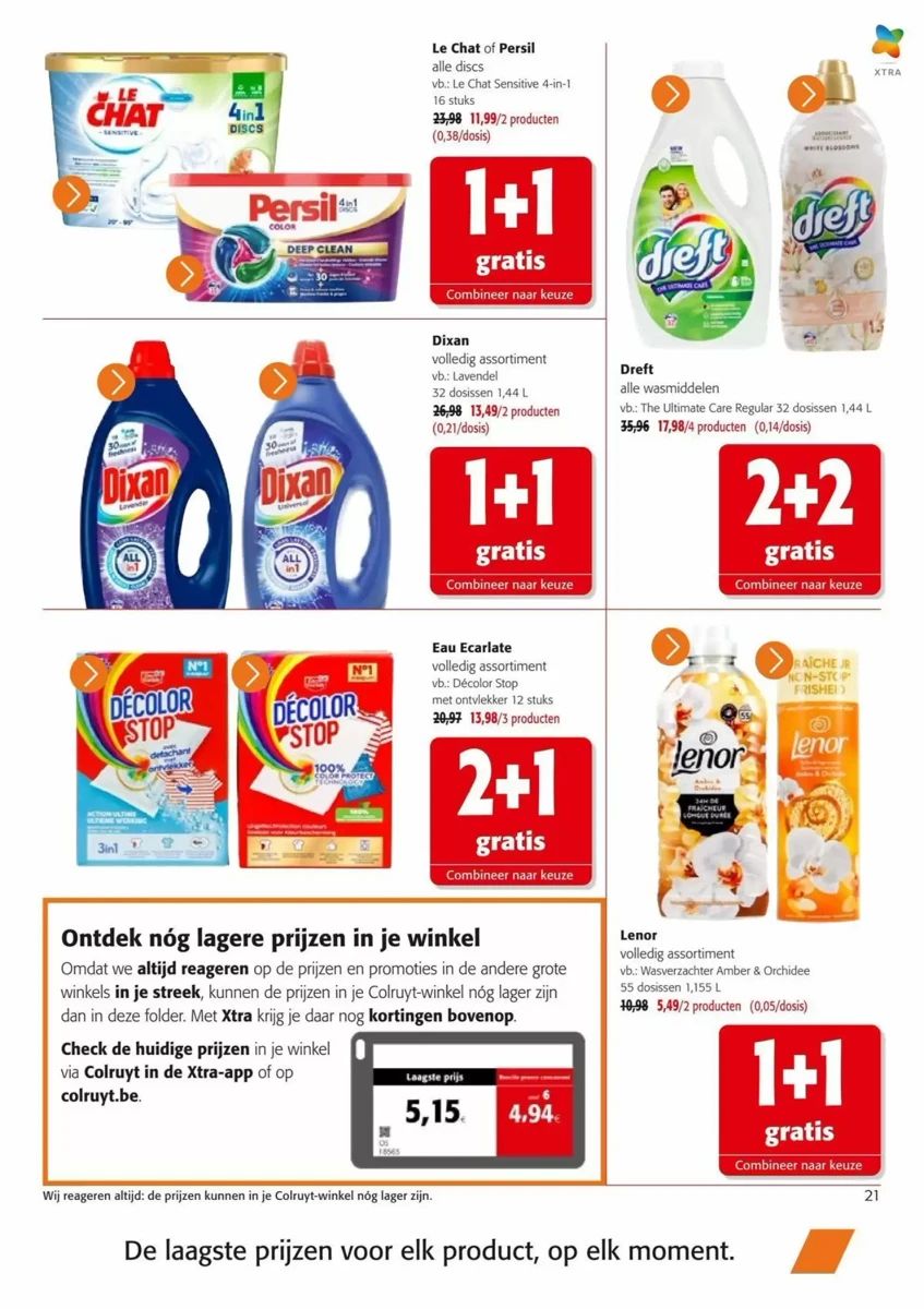 Folder Colruyt, pagina 21 van 36