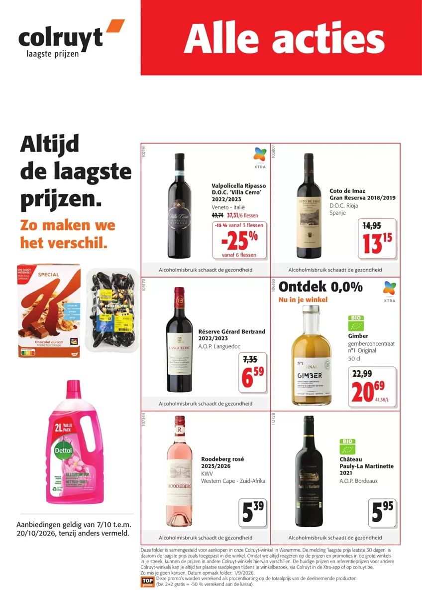 Folder Colruyt, pagina 1 van 25