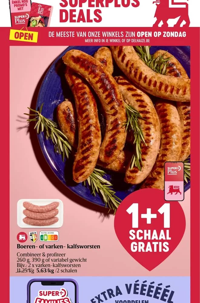 Voorpagina van de folder van Delhaize, geldig 24–30 september 2026