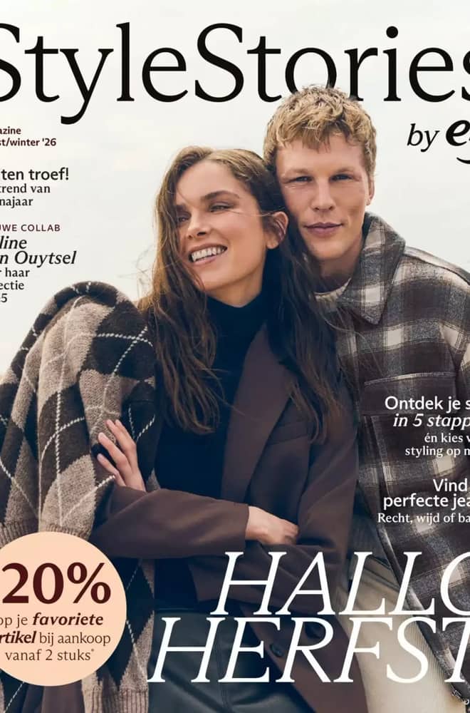 Voorpagina van de folder van E5 Mode, geldig 7–31 oktober 2026