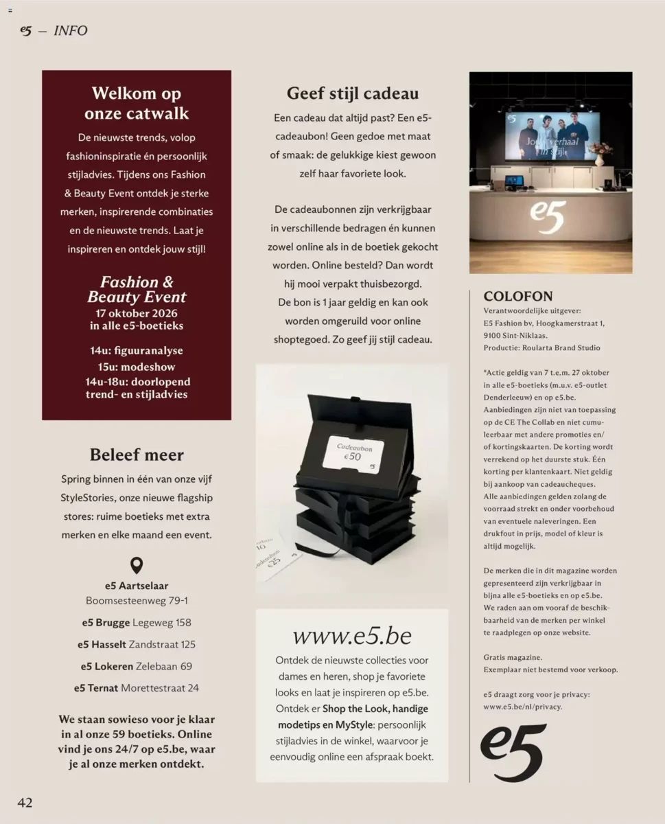 Folder E5 Mode, pagina 42 van 44