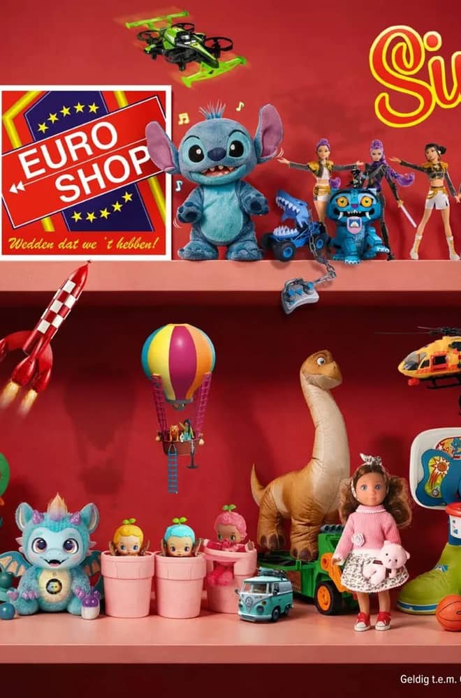 Voorpagina van de folder van Euroshop, geldig 21 oktober 2026 – 6 december 2026