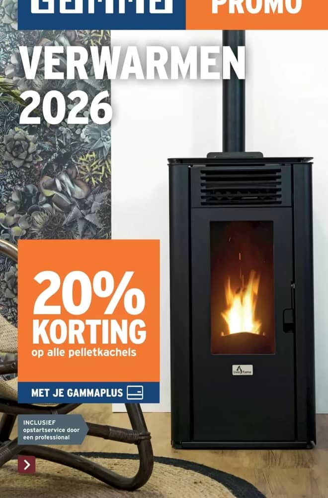 Voorpagina van de folder van Gamma, geldig 16 september 2026 – 31 december 2026