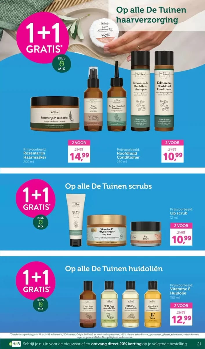 Folder Holland & Barrett, pagina 21 van 22