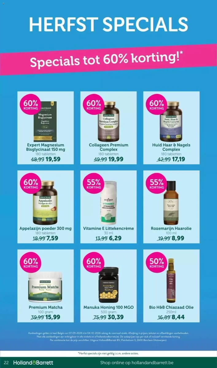 Folder Holland & Barrett, pagina 22 van 22