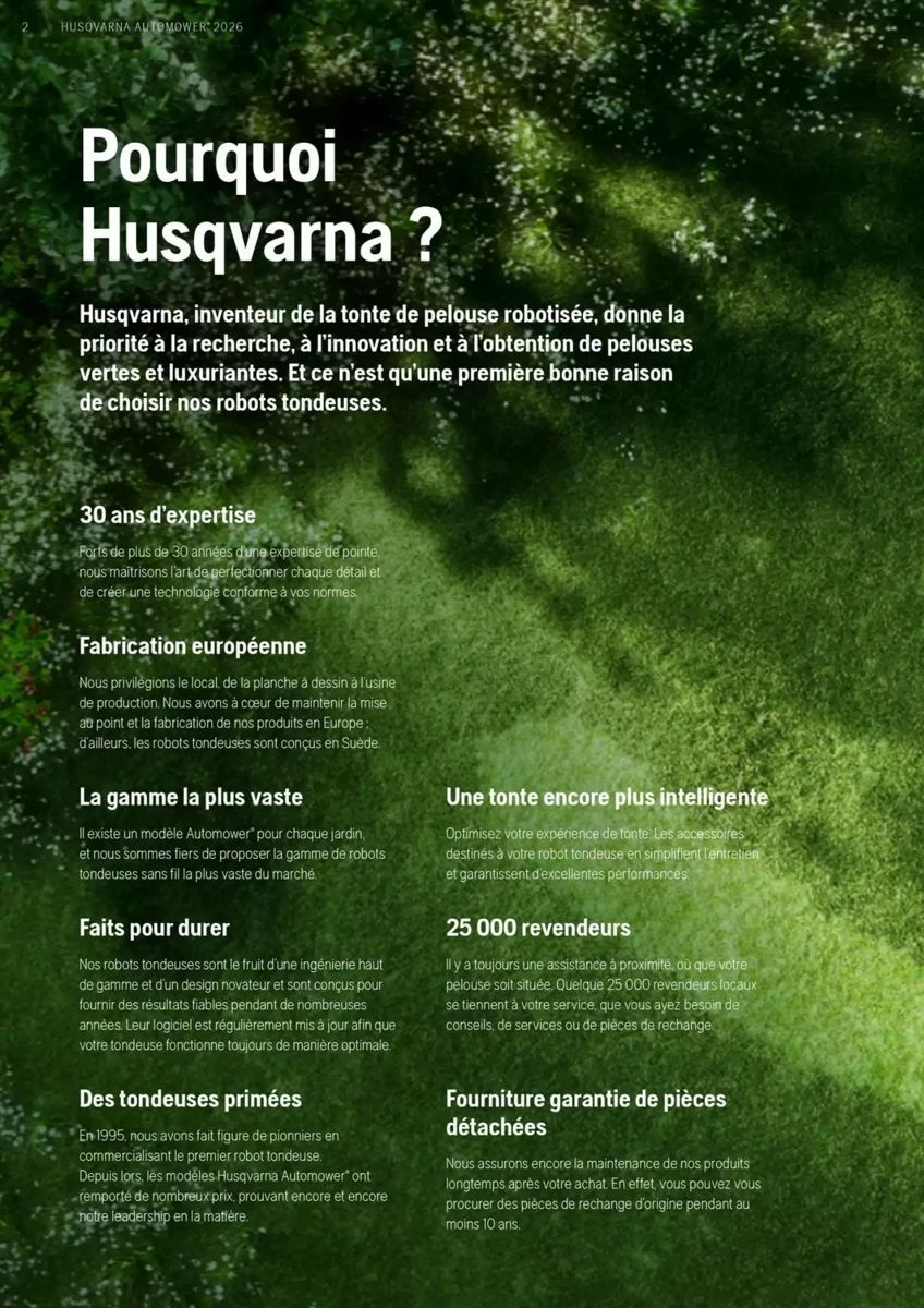 Folder Husqvarna, pagina 2 van 20