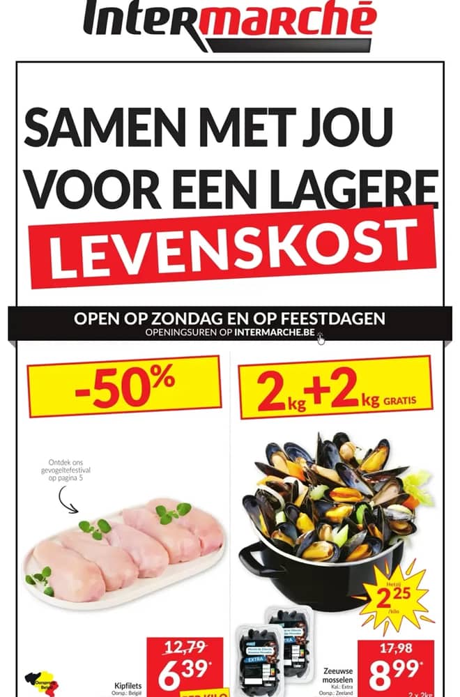 Voorpagina van de folder van Intermarché, geldig 15–20 september 2026