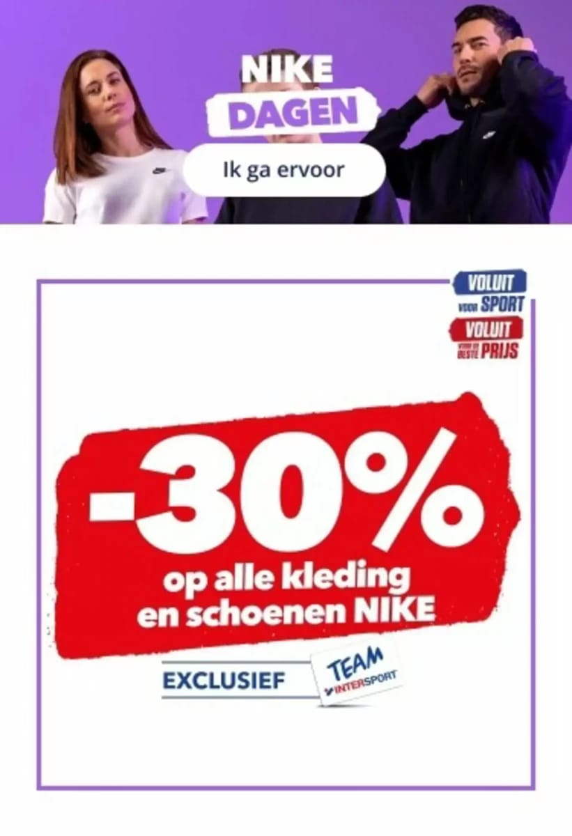Folder Intersport, pagina 1 van 1