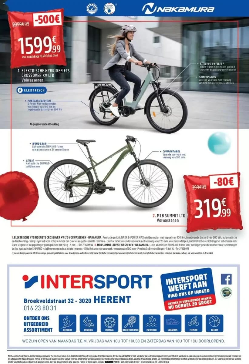 Folder Intersport, pagina 4 van 4