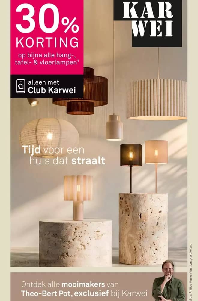 Voorpagina van de folder van Karwei, geldig 14–27 september 2026