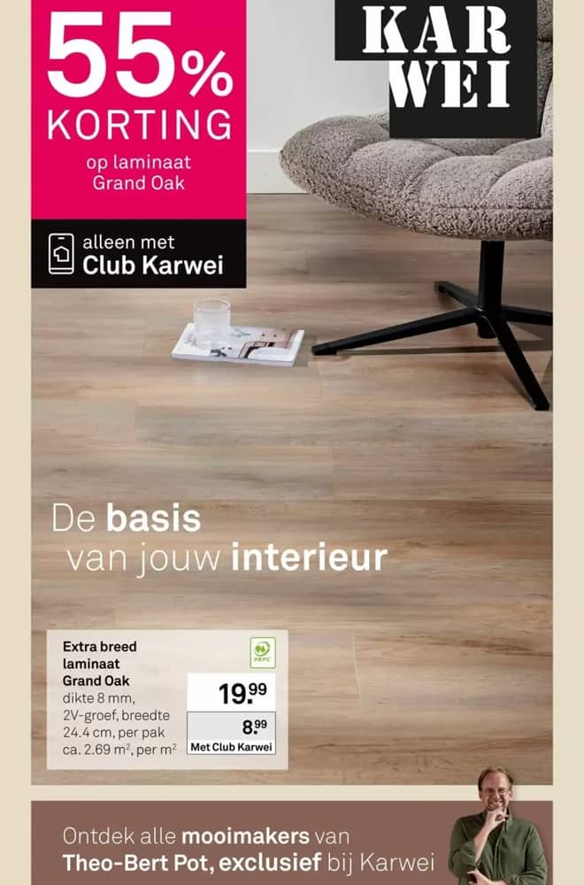 Voorpagina van de folder van Karwei, geldig 28 september 2026 – 11 oktober 2026
