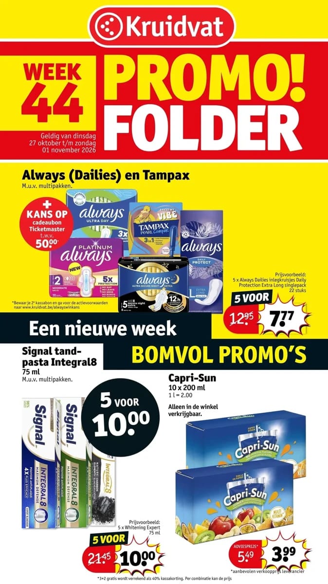 Folder Kruidvat, pagina 1 van 68