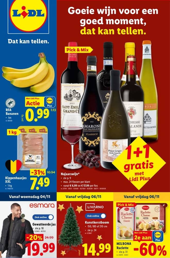 Voorpagina van de folder van Lidl, geldig 2–7 november 2026