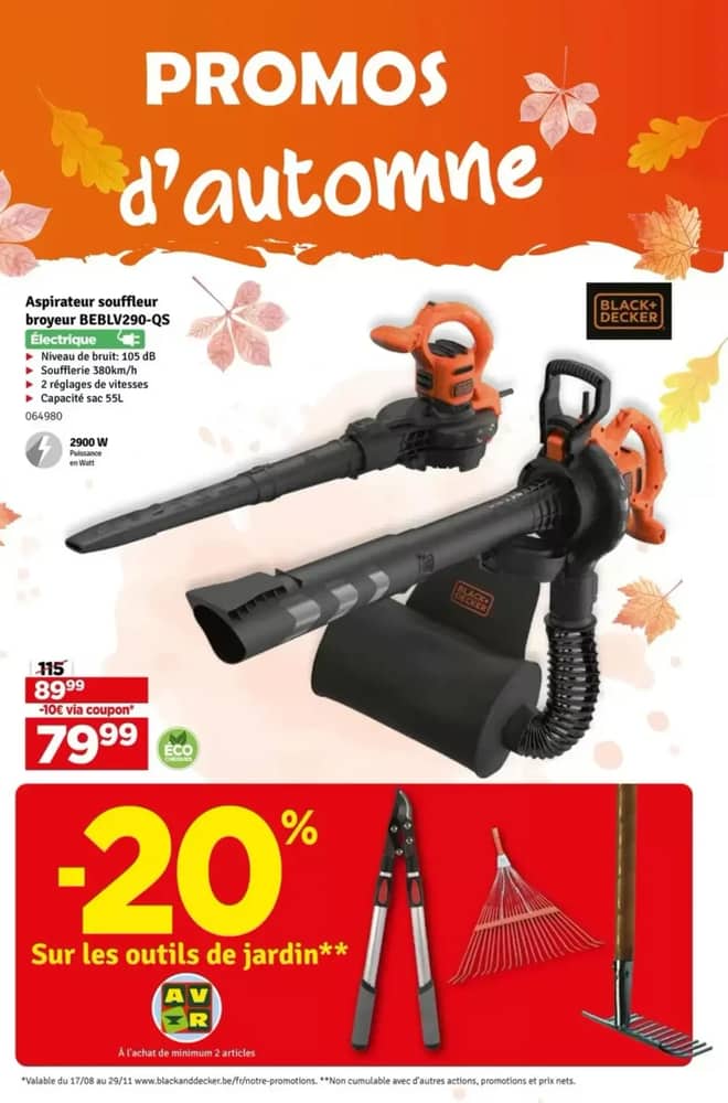 Voorpagina van de folder van Mr Bricolage, geldig 6–29 oktober 2026