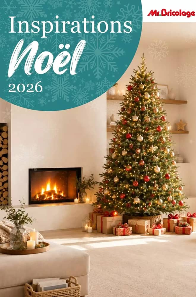 Voorpagina van de folder van Mr Bricolage, geldig 14 oktober 2026 – 24 december 2026