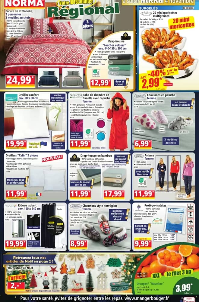 Voorpagina van de folder van Norma, geldig 4–10 november 2026