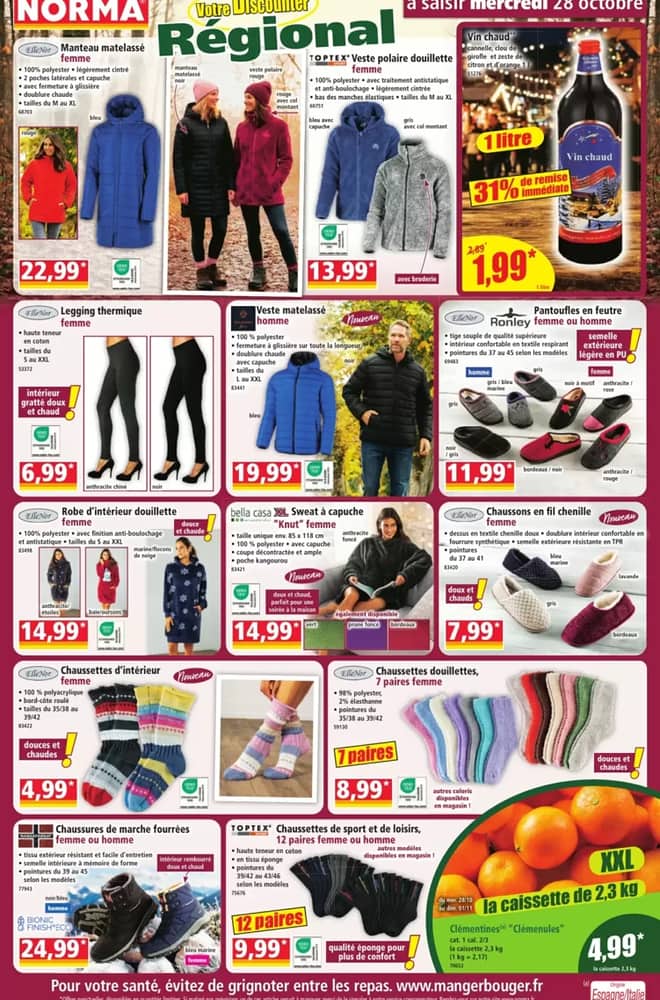Voorpagina van de folder van Norma, geldig 28 oktober 2026 – 3 november 2026