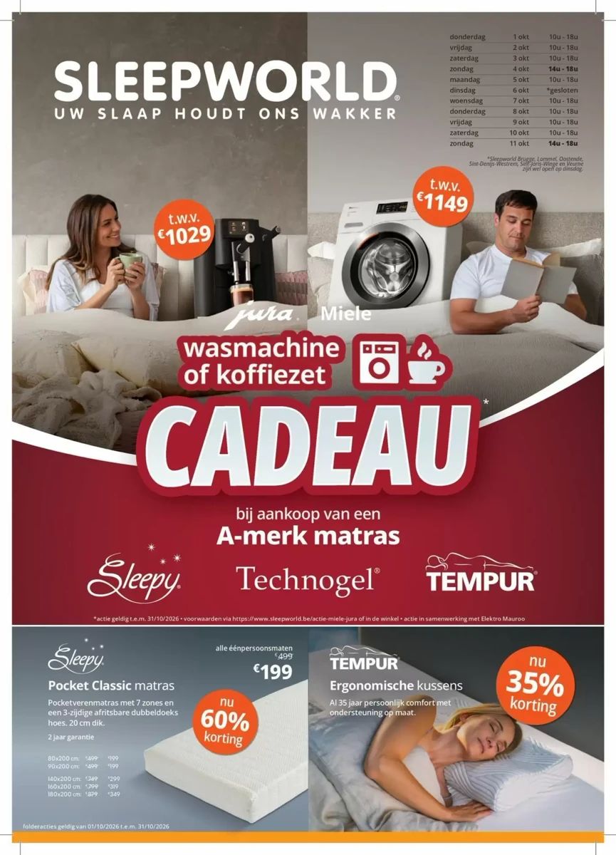 Folder Sleepworld, pagina 1 van 8