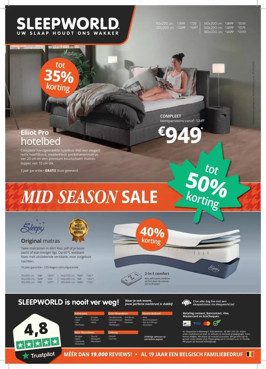 Folder Sleepworld, pagina 8 van 8