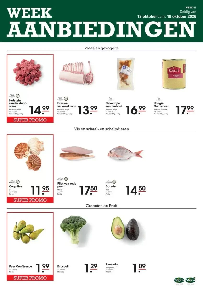 Folder Sligro M, pagina 1 van 1