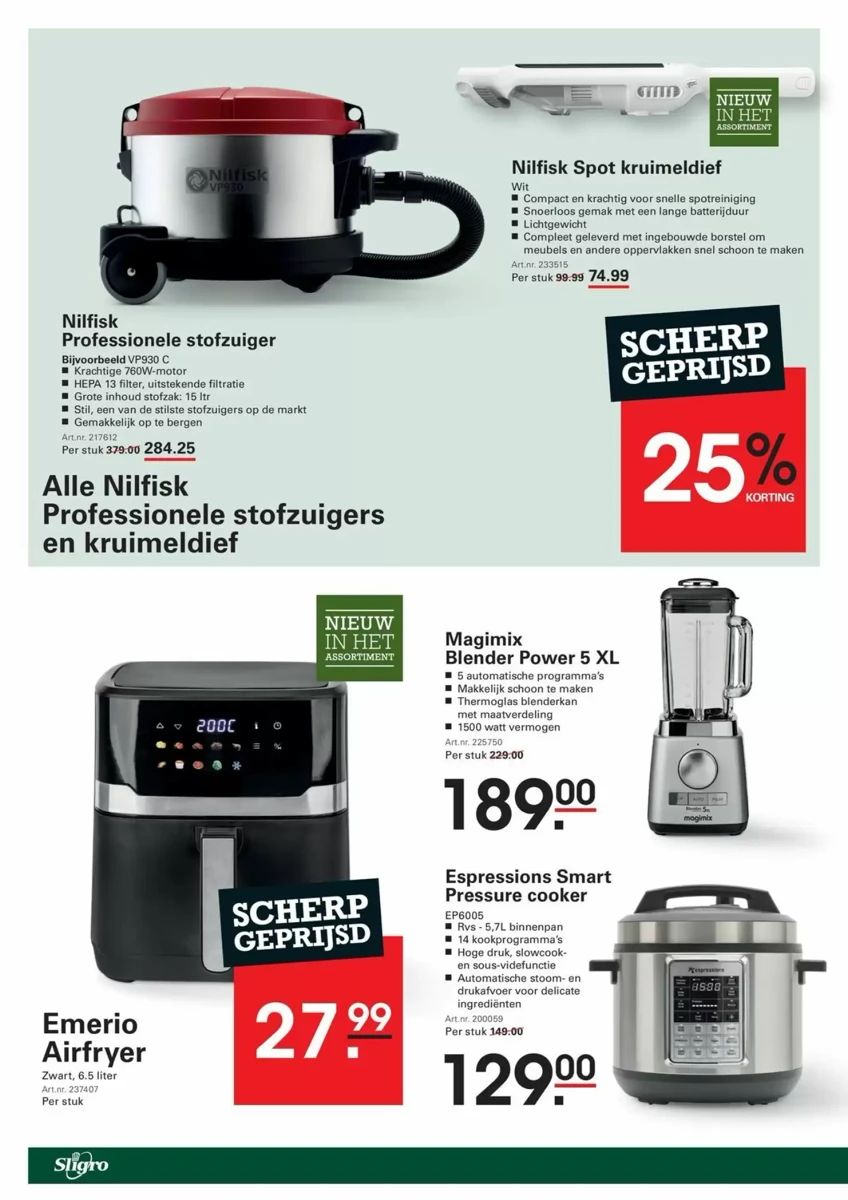 Folder Sligro, pagina 8 van 14