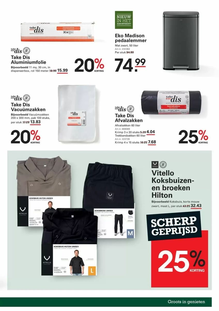 Folder Sligro, pagina 9 van 14