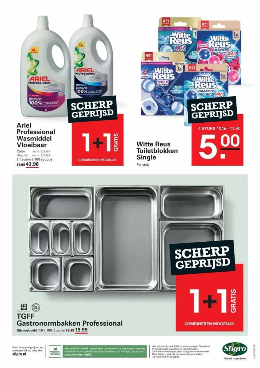 Folder Sligro, pagina 14 van 14