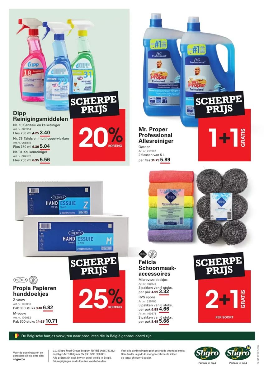 Folder Sligro, pagina 24 van 24