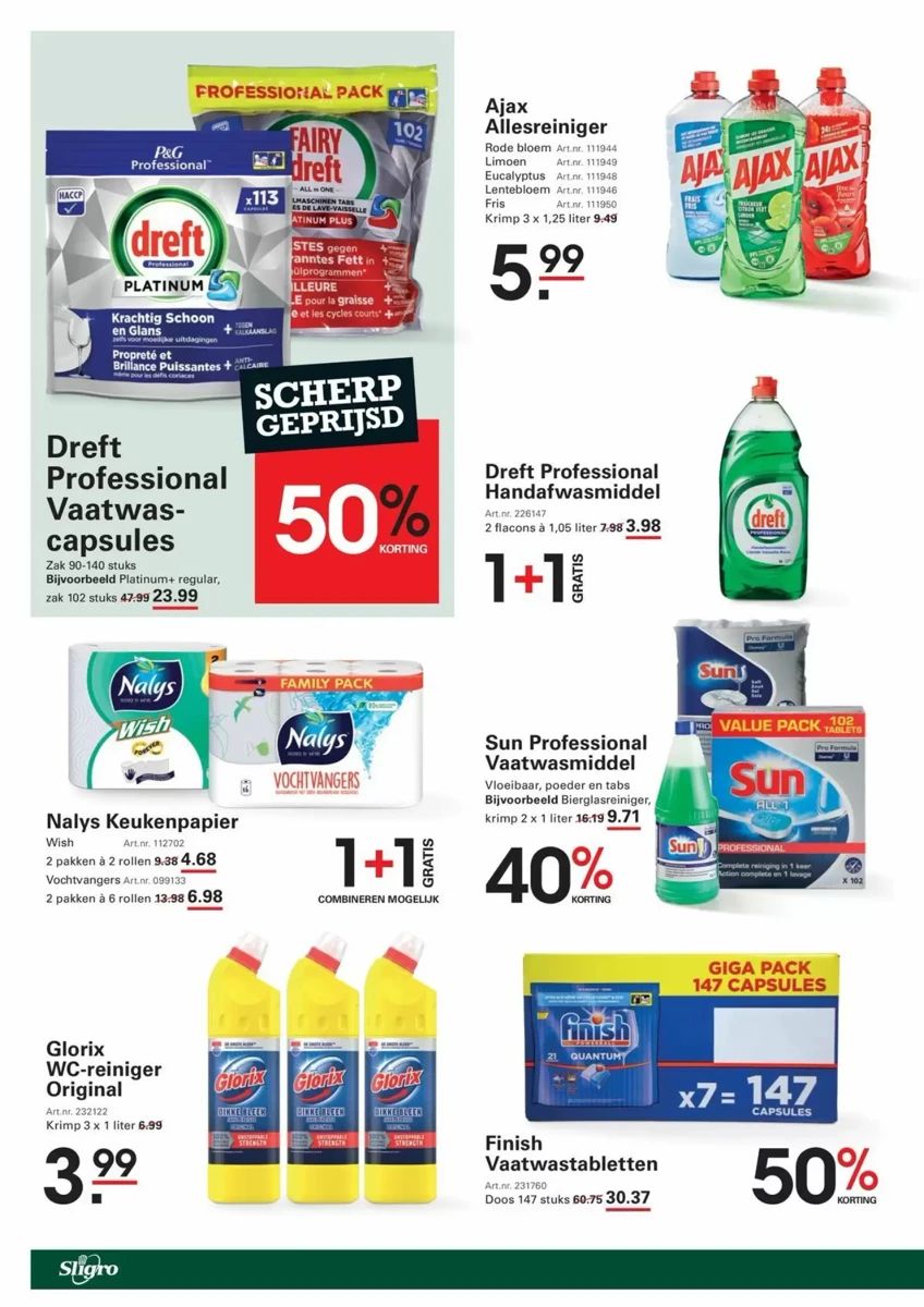 Folder Sligro, pagina 60 van 63