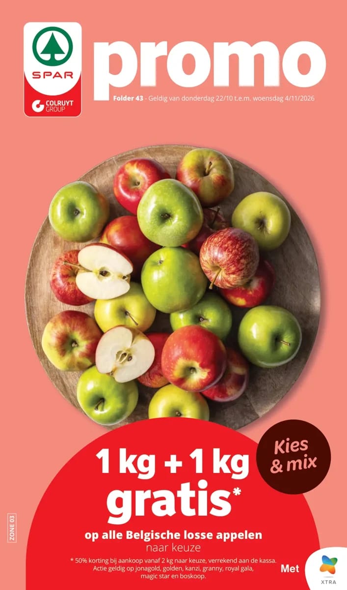 Folder Spar Colruyt, pagina 1 van 28