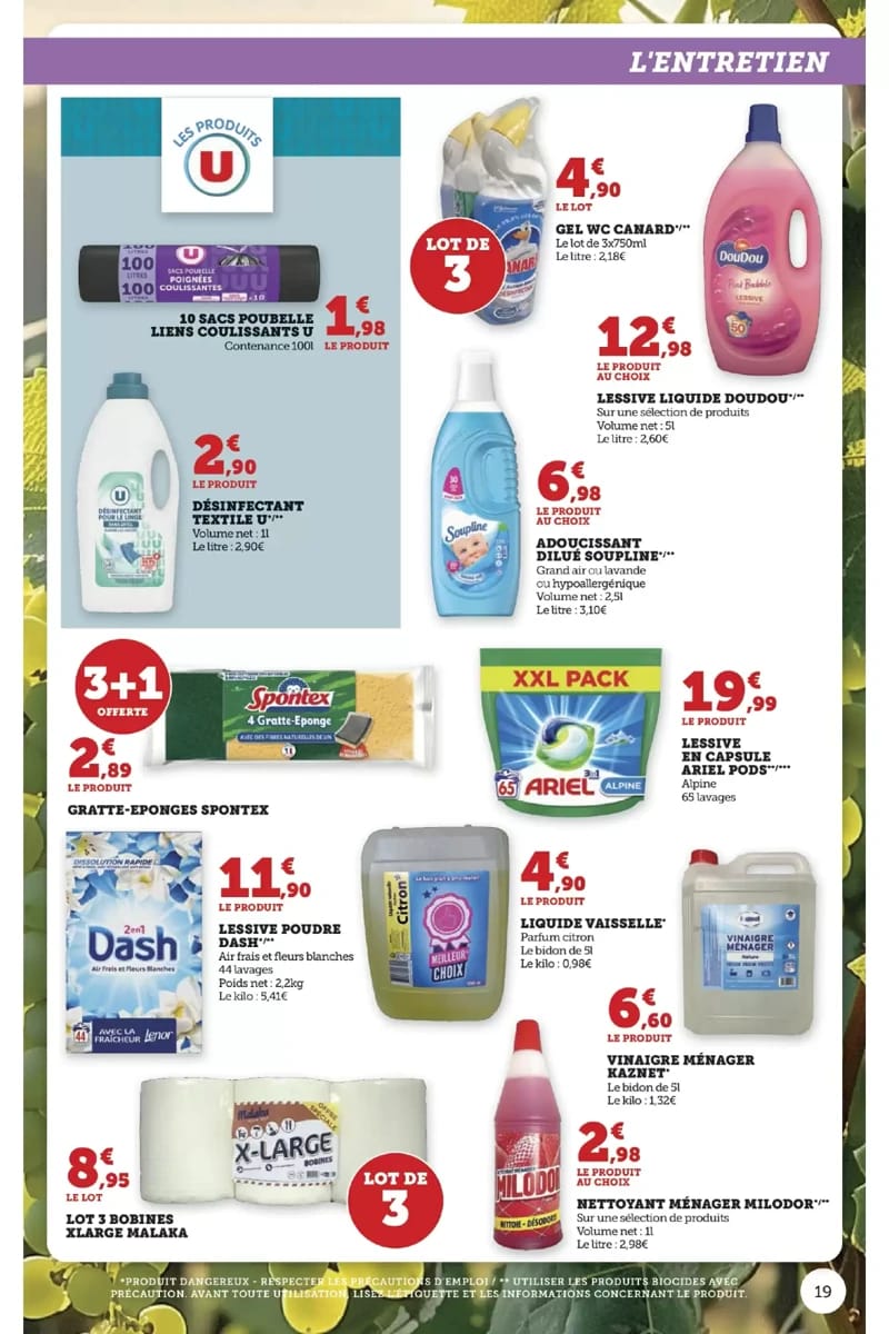 Folder Super U, pagina 19 van 20