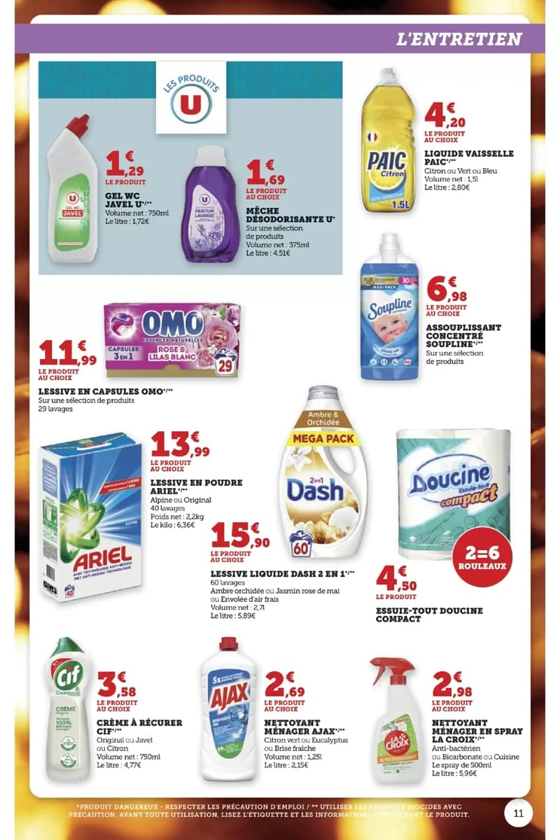 Folder Super U, pagina 11 van 12