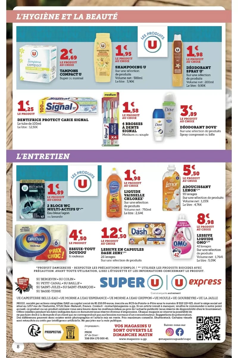 Folder Super U, pagina 8 van 8