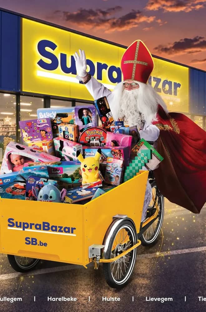 Voorpagina van de folder van Supra Bazar, geldig 22 oktober 2026 – 8 december 2026