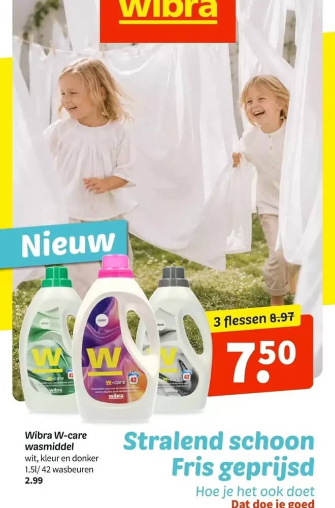Voorpagina van de folder van Wibra, geldig 14–27 september 2026