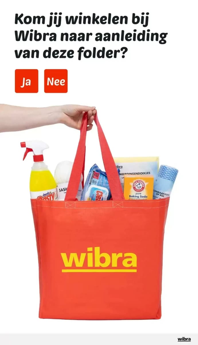 Folder Wibra, pagina 14 van 15