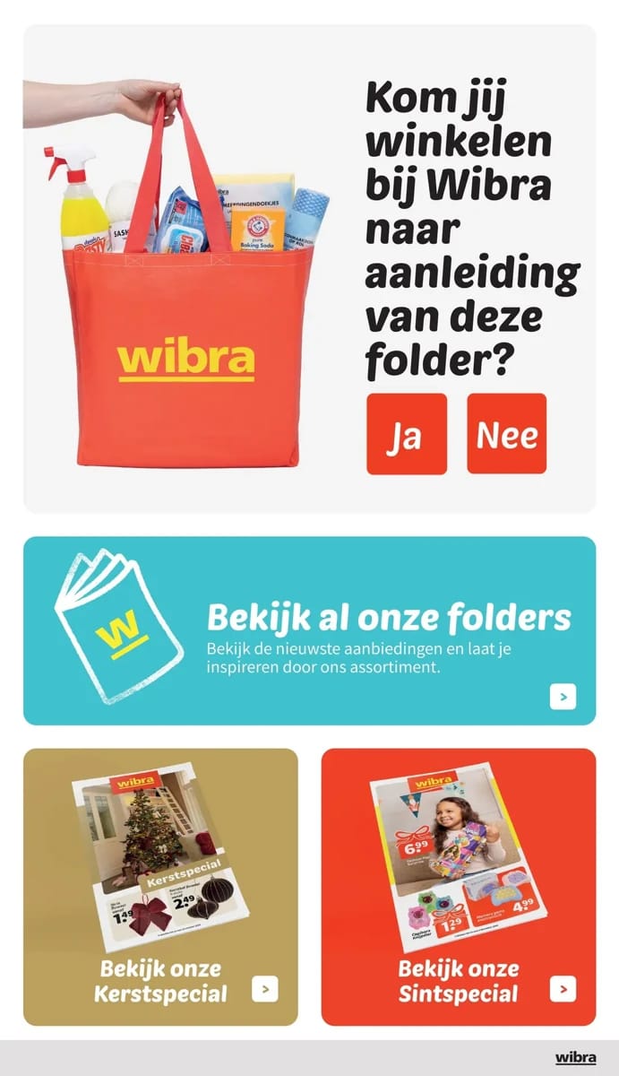 Folder Wibra, pagina 20 van 21