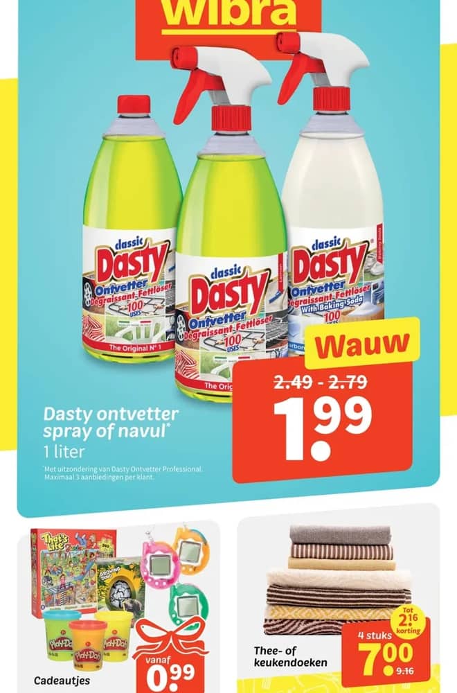 Voorpagina van de folder van Wibra, geldig 26 oktober 2026 – 8 november 2026