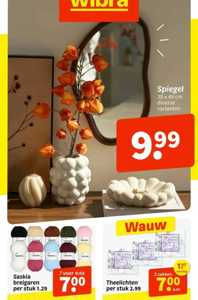 Voorpagina van de folder van Wibra, geldig 28 september 2026 – 11 oktober 2026