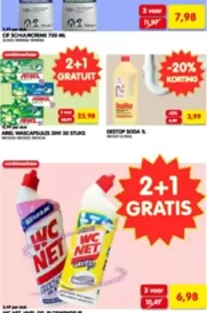 Voorpagina van de folder van Yess, geldig 29 september 2026 – 12 oktober 2026