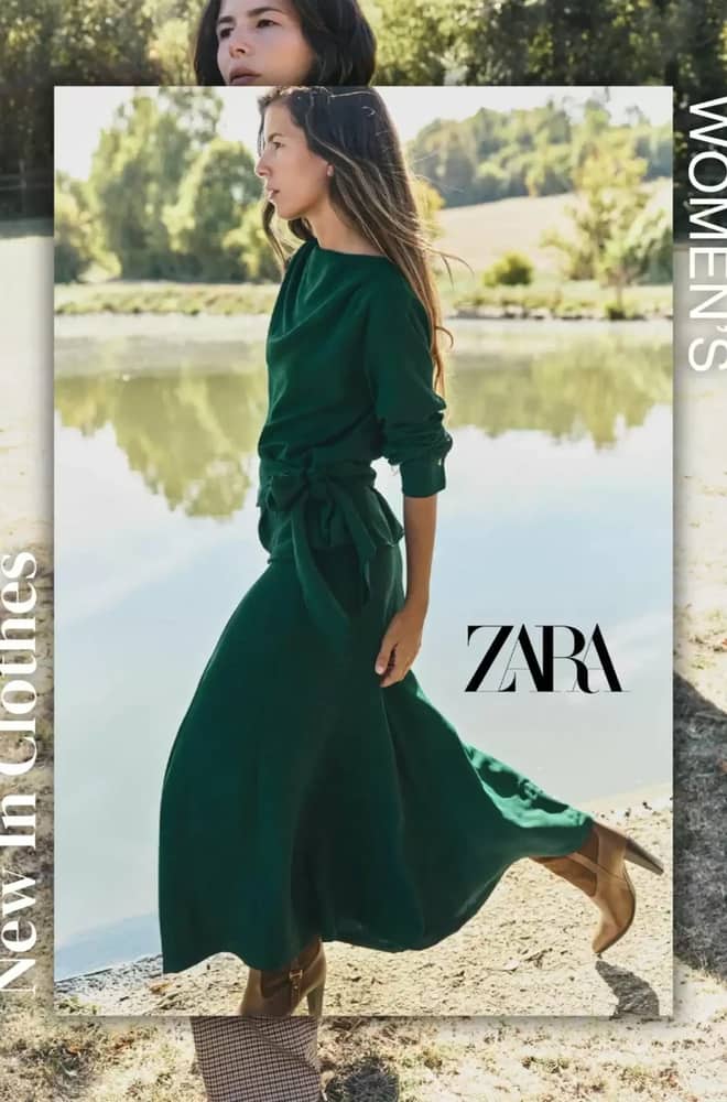 Voorpagina van de folder van Zara, geldig 1–31 oktober 2026