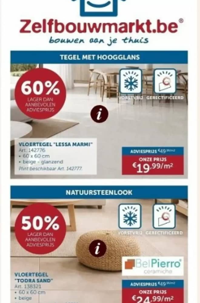 Voorpagina van de folder van Zelfbouwmarkt, geldig 20 oktober 2026 – 16 november 2026
