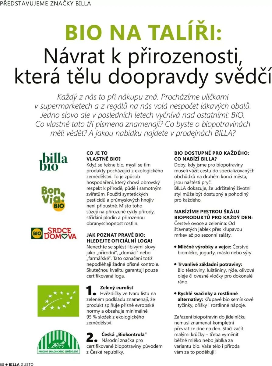 Leták Billa, strana 68 z 116