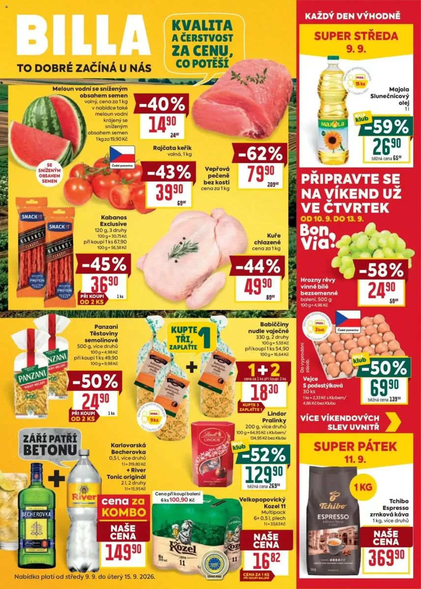 Leták Billa, strana 1 z 39
