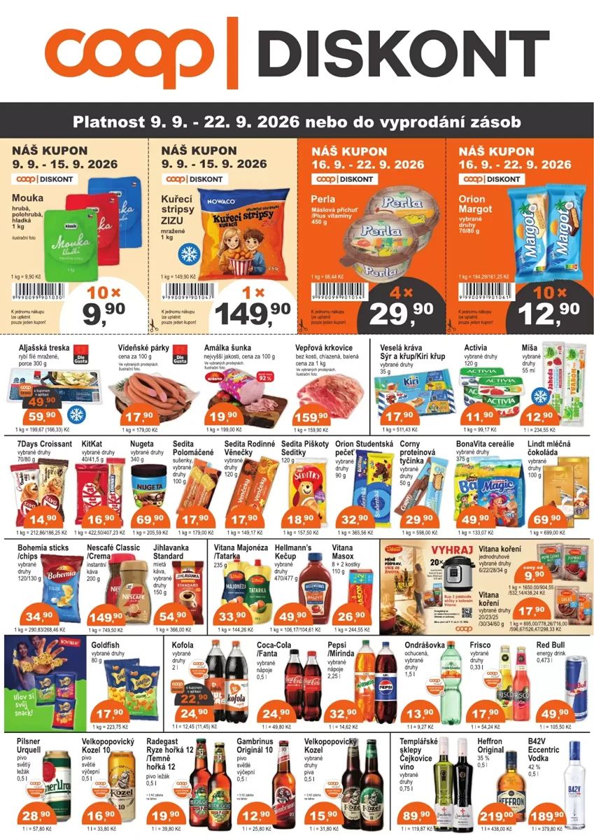 Leták Coop Diskont, strana 1 z 2